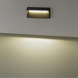 Подсветка для лестниц 20 см, 5W, 3000K, ODEON LIGHT VITTY 6649/5WL3, черный