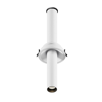 Встраиваемый светильник 3*3*31,6 см, LED, 7W, 3000К, Maytoni Technical Focus T C140RS-L300-7W3K-W белый, вр 7,5 см