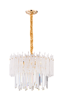 Люстра Ø500 x H350(800), мм, 6*40W (240W), FGD (ЗОЛОТО) NewRgy 2276E/6A FGD