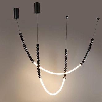 Светильник *3*150- см, 2*LED*25W, 3500K, Odeon Light Monella 7149/24CL, черный