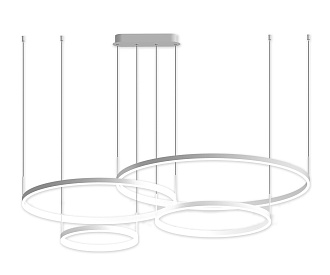 Люстра Kink Light Тор 20,5*100 см, Led 174w (4000k), белый, 08204,01PA(4000K)
