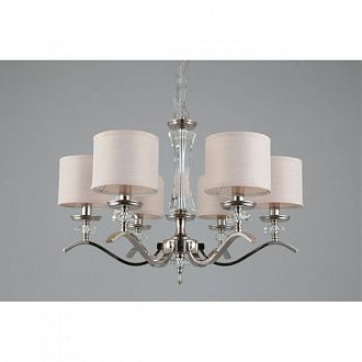 Подвесная люстра 70*70-140 см, 6*E14, 40W, Aployt Okin APL.715.03.06, хром