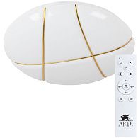 Светильник 48 см, 72W, 2700-7000K Arte Lamp Biscotti A2677PL-72GO, белый-золото