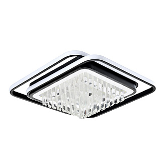 Светильник 46*46*20 см, LED 110W, 3000 / 6000K, Черный LED4U L8021-450 BK