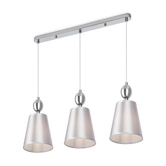 Подвесной светильник 58*14*28,8-120 см, 3*E14*40W, Freya Софи FR2022PL-03CH, Хром
