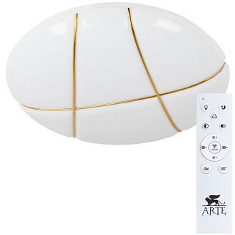 Светильник 48 см, 72W, 2700-7000K Arte Lamp Biscotti A2677PL-72GO, белый-золото