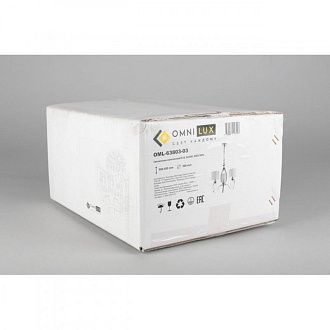 Подвесная люстра 50*90 см, 3*E14, 40W, Omnilux Omnilux 638 OML-63803-03, хром