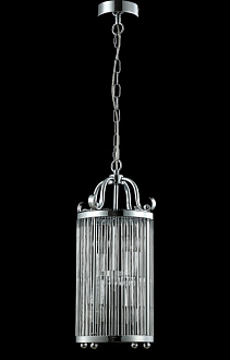 Светильник подвесной 23 см, Crystal Lux TADEO SP4 D200 CHROME/TRANSPARENTE Хром