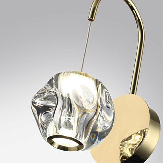 Бра 26 см, 5W, 4000K, Odeon Light Jemstone 5085/5WL, золото