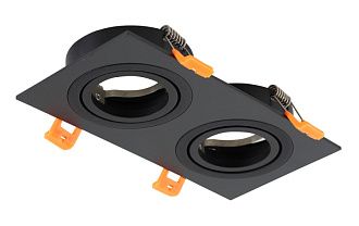 Светильник встроенный 18*9 см, Crystal Lux CLT 002C2 BL Черный