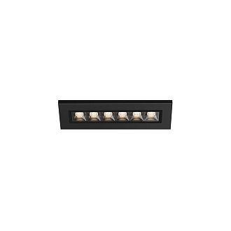 Встраиваемый светильник 18*5,2-5,7 см, LED*6W, 4000K, Maytoni Ghost O488DL-L6GF4K, Графит