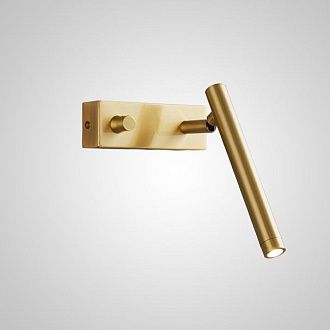 Бра STALE Brass 22*16*16 см, 1*LED*10W, 4000K, ImperiumLoft stale01, Латунь