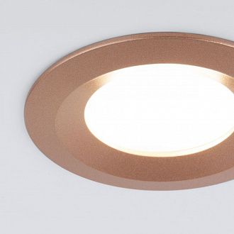 Встраиваемый точечный светильник 110 MR16 золотой Elektrostandard