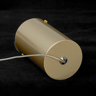 Линейно-подвесной светильник 100*7*30/120 см, 1*LED*38W 4000K Lussole Clinch LSP-7262 матовое золото