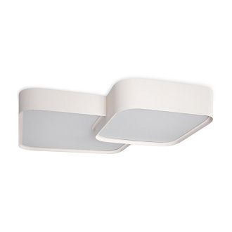 Светильник 50*50*-9 см, *LED*84W, 3000-7000K, Freya Площадь/Square FR6095CL-L84W, Белый