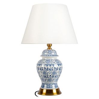 Настольная лампа 53 см, Loft IT Ultramarine 10489T, керамика
