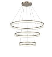 Люстра Ø400 (600) (800), мм, 90W 4000K, SILVER (Cеребро) NewRgy 2832-DW-4+6+8 SILVER