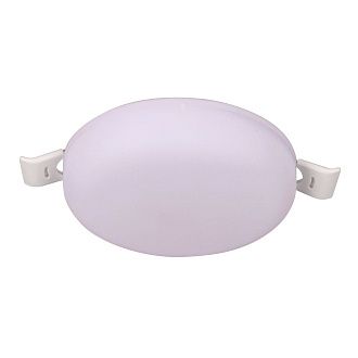 Светильник встраиваемый 8,5*1,6 см, вр 6 см, *LED*8W, 3000K, Mantra Algarve MAN8678, белый