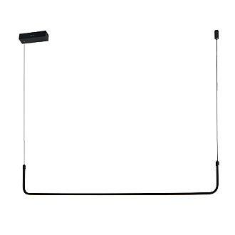 Люстра 125*6*120 см, 1*LED*25W, 3000K Gerhort G52122/1BK, Черный