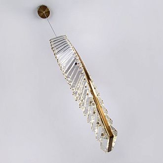 Подвесной светильник 8*4*190 см, LED 12W, 4000K, Латунь MODESTYLE MS.88910.1 BS