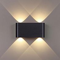 Настенный светильник 22 см, 4W, 3000K, Odeon Light Hightech Magnum 7191/4WL, черный