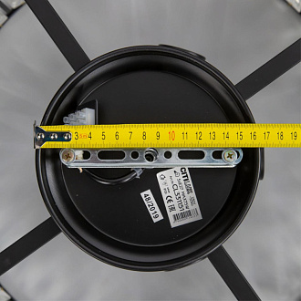 Люстра Citilux Гермес CL331151, диаметр 41 см, черный