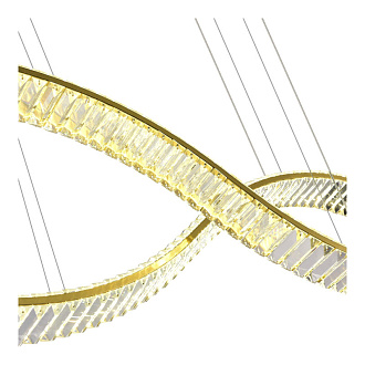 Светильник подвесной 18*200 см, LED*1*50W, 3000K, St Luce Aceno SL6206.303.50, Латунь 