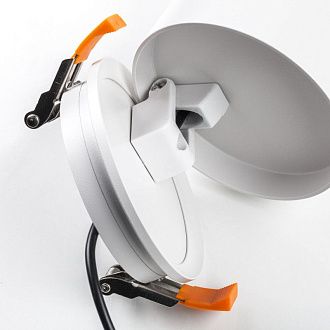 Спот *10*-6,4 см, *LED*12W, 3000/4000/6000K, Lightstar Acuto 215856, белый, вр 8,8 см