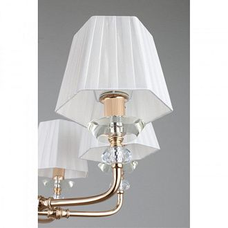 Подвесная люстра 80*70-140 см, 8*E14, 40W, Aployt Silvian APL.719.03.08, золотой