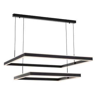 Люстра 80*30-120 см, 150W, 3000-5500К CL719K211 Дуэт Черный