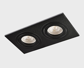 Светильник встраиваемый MEGALIGHT SAG203-4.316 black/black, черный, вр 16*8 см