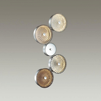 Светодиодный светильник 58 см, 25W, 4000K, Odeon Light CARAMELLA 5416/25WL, хром