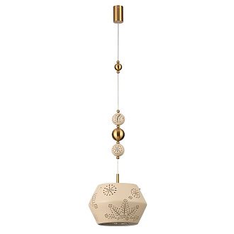 Светильник 26 см, Odeon Light 5444/1A, бежевый-бронза