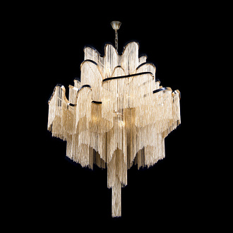 Подвесной светильник 100*130 см, 15*E14 Loft it Stream 10208/1000 Gold