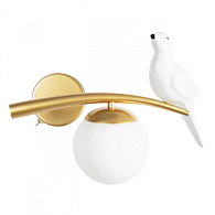 Бра с птичкой Arte Lamp ELTANIN A3422AP-1GO золото