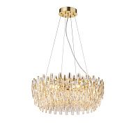 Люстра Ø600 x H230(1200), мм, 8*40W (320W), H GOLD (Золото) NewRgy NWK155-ф600*H230(1200) H GOLD