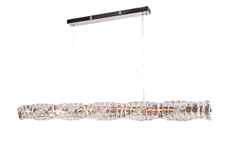Люстра L1200 x W120 x H120, мм, 110W 3000-6500K, CHROME+CLEAR (Хром + Прозрачный Хрусталь) NewRgy 2506R/110W CHR+CL
