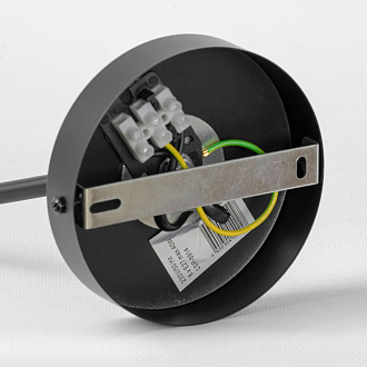 Люстра потолочная 180*50/90 см, 8*E27 Lussole LSP-8914 черный