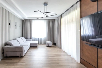 Подвесная люстра 120*130 см, 110W, 3000-6000K, 9000Lm, 23 м2 Citilux Trent   CL203731 черный