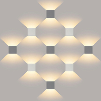 Winner серый уличный настенный светодиодный светильник 1548 TECHNO LED Elektrostandard