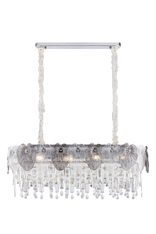 Люстра L900 x W350 x H330, мм, 10*40W (400W), CHROME (Хром) NewRgy 5028/10CR CHROME