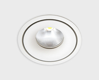Встраиваемый LED светильник Italline IT06-6018 white 3000K, 20W LED, 3000K, белый, вр 13 см