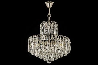 Люстра подвесная *40*90 см, 6*E14*40W, Arti Lampadari Erice Nickel Erice E 1.5.40.100 N, никель