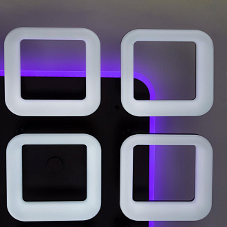 Светильник 86 см, 160W с Алисой Citilux Паркер Смарт CL225A295E, 3000-5500K, коричневый