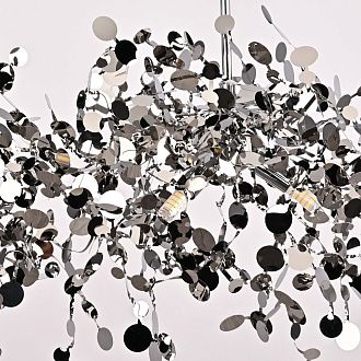 Подвесной светильник Tezani Argent Suspension Linear 80*40*40 см, 6*G9*40W, ImperiumLoft 40.1444, Хром
