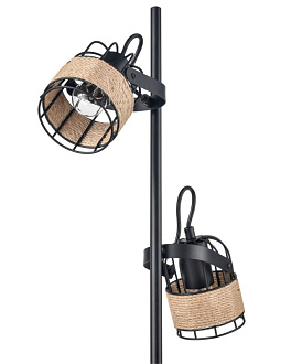 Торшер  38*155 см, 2*E27 черный Vele Luce Extra VL6472F02