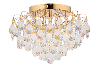 Люстра Ø550 x H400, мм, 6*40W (240W) + 6*3W (18W), FG (Золото) Rilon 1528/6+6 FG