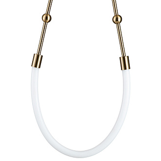 Подвесной светильник 398*60 мм, 1*LED 13W 3000-6500K бронза Indigo Corda V000062L, 14010/1P Brass