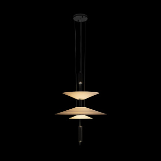 Подвесной светильник 50*83 см, 3*GU5.3*20W  LOFT IT Skylar 10244/B Black черный