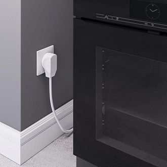 W1189201 Комплект: розетка с вилкой для электроплиты 32А 250В, коробка в стену, белый Werkel, 4690389170805